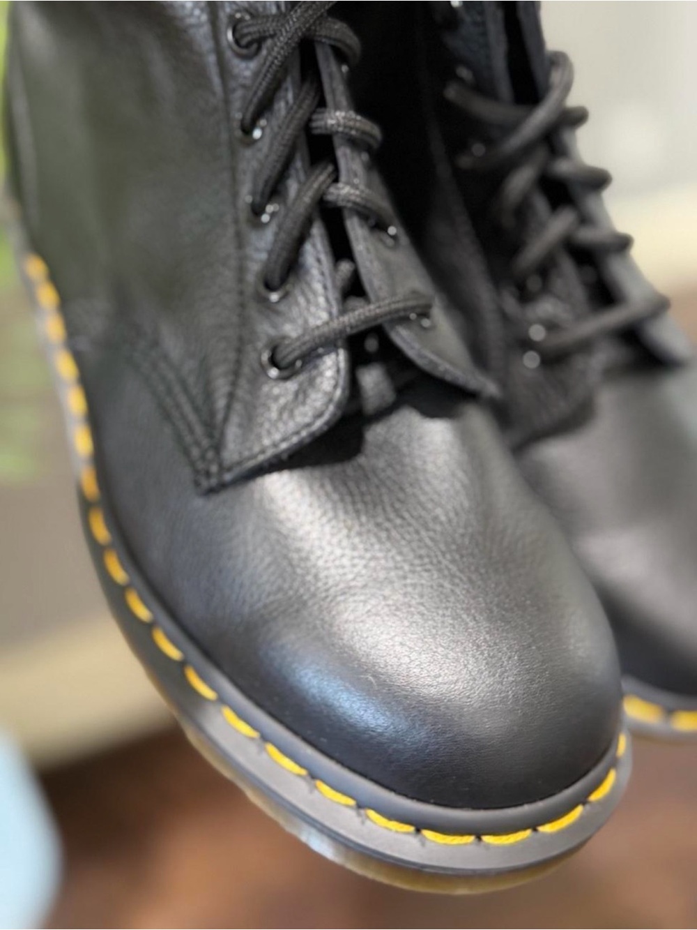 Black leather Dr. Martens 1460 Boots - Picture 7 of 8